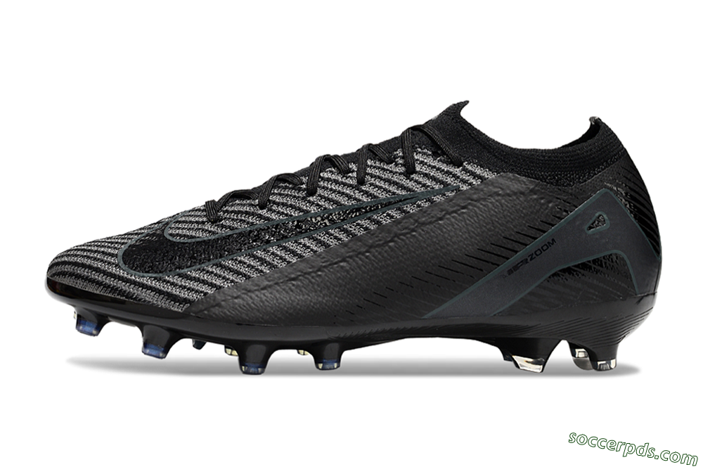 Nike Air Zoom Mercurial Vapor 16 Elite AG Low-Tops Football Boots - Black/Jade/Silver 2