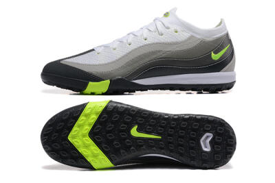 Nike Air Zoom Mercurial Vapor 16 Elite TF Low-Tops Football Shoes - White/Grey/Yellow