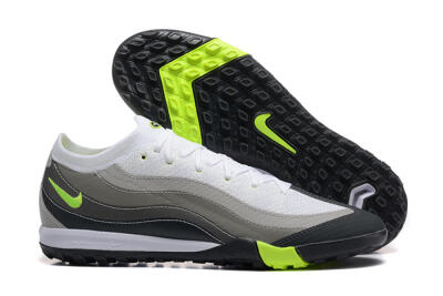 Nike Air Zoom Mercurial Vapor 16 Elite TF Low-Tops Football Shoes - White/Grey/Yellow