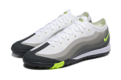 Nike Air Zoom Mercurial Vapor 16 Elite TF Low-Tops Football Shoes - White/Grey/Yellow