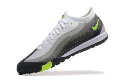 Nike Air Zoom Mercurial Vapor 16 Elite TF Low-Tops Football Shoes - White/Grey/Yellow