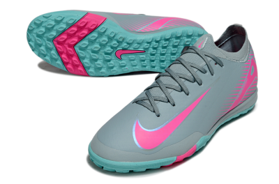 Nike Air Zoom Mercurial Vapor 16 Elite TF Low-Tops Football Shoes - Jade/Pink/Silver