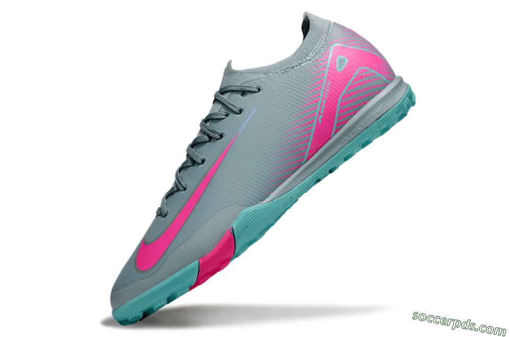 Nike Air Zoom Mercurial Vapor 16 Elite TF Low-Tops Football Shoes - Jade/Pink/Silver 1