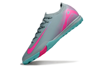 Nike Air Zoom Mercurial Vapor 16 Elite TF Low-Tops Football Shoes - Jade/Pink/Silver