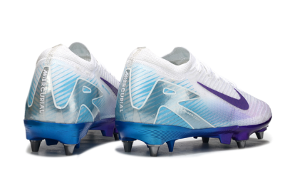 Nike Air Zoom Mercurial Vapor 16 Elite SG Low-Tops Football Boots - White/Purple/Jade