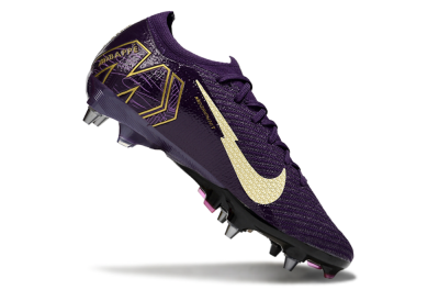 Nike Air Zoom Mercurial Vapor 16 Elite SG Low-Tops Football Boots - Purple/White/Gold
