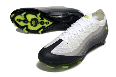 Nike Air Zoom Mercurial Vapor 16 Elite FG Low-Tops Football Boots - White/Grey/Yellow