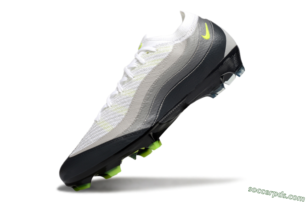 Nike Air Zoom Mercurial Vapor 16 Elite FG Low-Tops Football Boots - White/Grey/Yellow 5