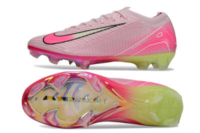 Nike Air Zoom Mercurial Vapor 16 Elite FG Low-Tops Football Boots - Pink/White/Yellow