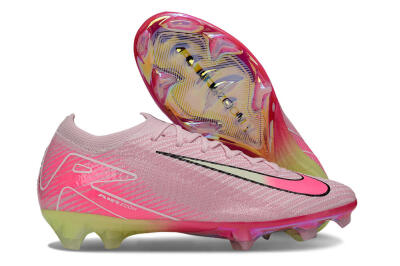 Nike Air Zoom Mercurial Vapor 16 Elite FG Low-Tops Football Boots - Pink/White/Yellow