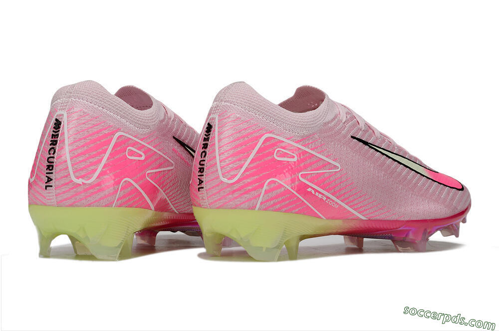 Nike Air Zoom Mercurial Vapor 16 Elite FG Low-Tops Football Boots - Pink/White/Yellow 6