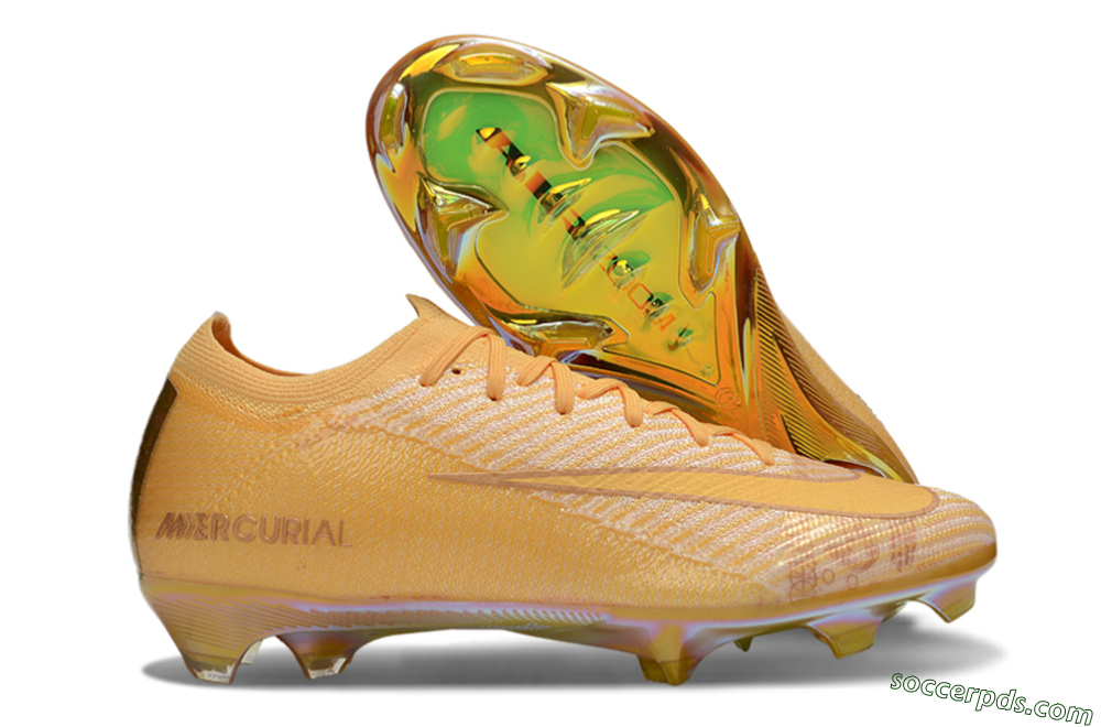 Nike Air Zoom Mercurial Vapor 16 Elite FG Low-Tops Football Boots - Gold/Gold 1