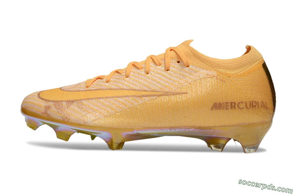 Nike Air Zoom Mercurial Vapor 16 Elite FG Low-Tops Football Boots - Gold/Gold 2