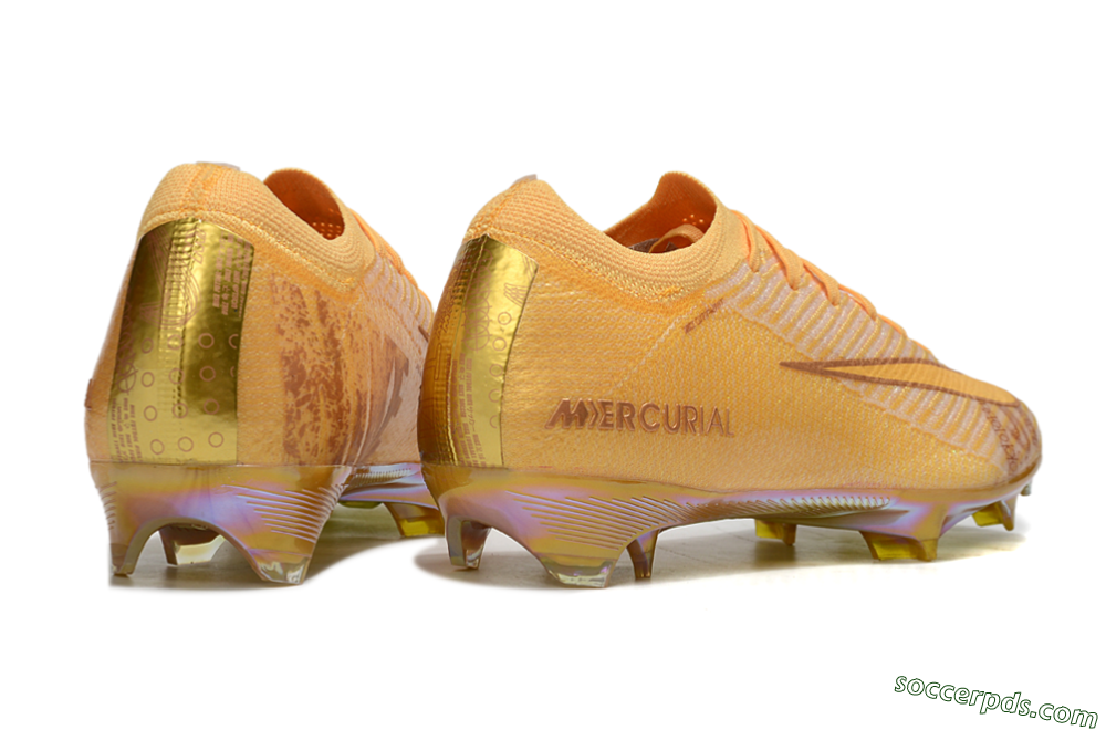 Nike Air Zoom Mercurial Vapor 16 Elite FG Low-Tops Football Boots - Gold/Gold 6