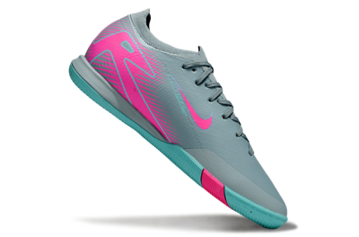 Nike Air Zoom Mercurial Vapor 16 Elite IC Low-Tops Football Shoes - Blue/Pink/White
