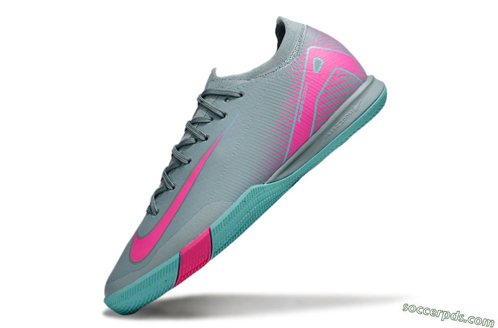 Nike Air Zoom Mercurial Vapor 16 Elite IC Low-Tops Football Shoes - Blue/Pink/White 5