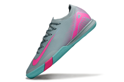 Nike Air Zoom Mercurial Vapor 16 Elite IC Low-Tops Football Shoes - Blue/Pink/White