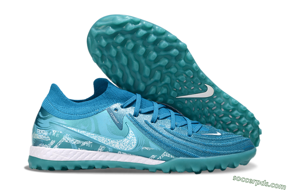 Nike Phantom GX 2 Elite TF Low-Tops Football Shoes - Blue/White 1