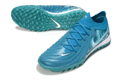 Nike Phantom GX 2 Elite TF Low-Tops Football Shoes - Blue/White