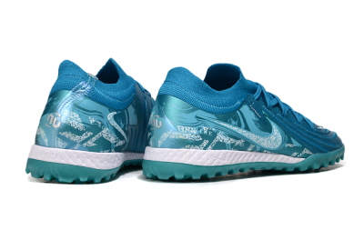 Nike Phantom GX 2 Elite TF Low-Tops Football Shoes - Blue/White