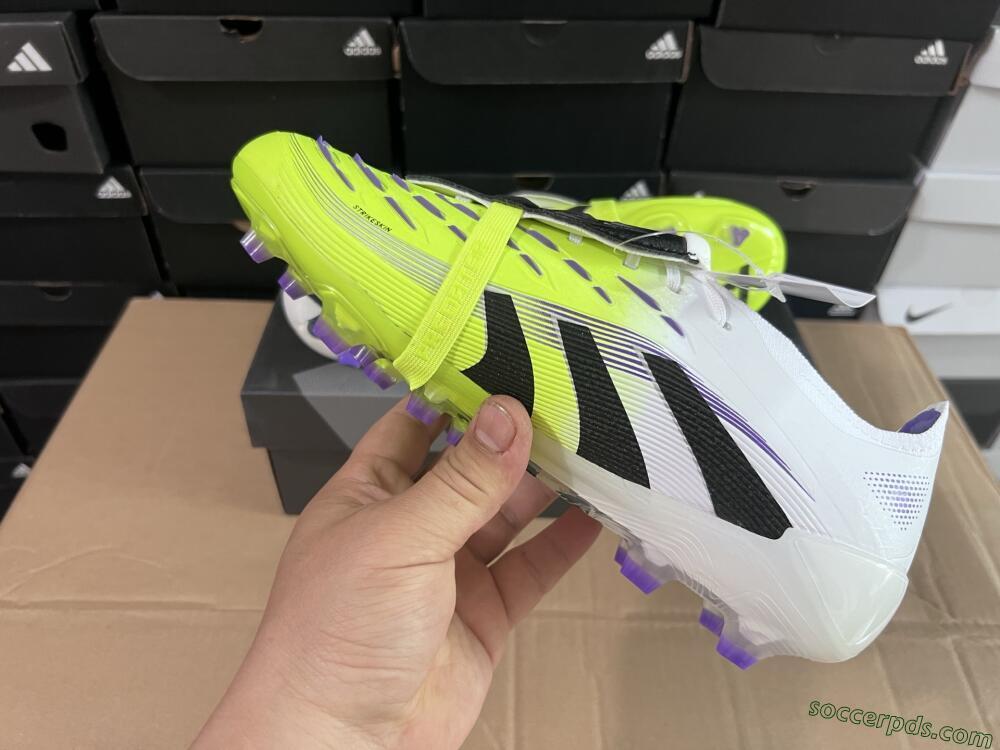 Adidas Predator 25 Elite Foldover Tongue FG Low-Tops Football Boots - Yellow/Black