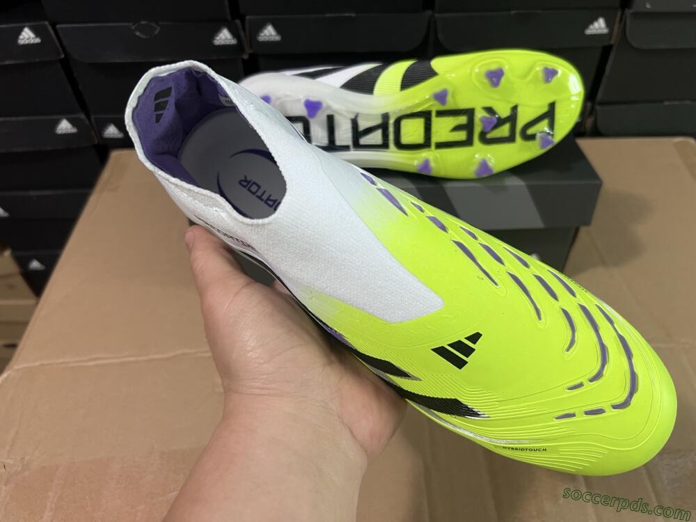 Adidas Predator Elite 25 Laceless FG Low-Tops Football Boots - Yellow/Black/White
