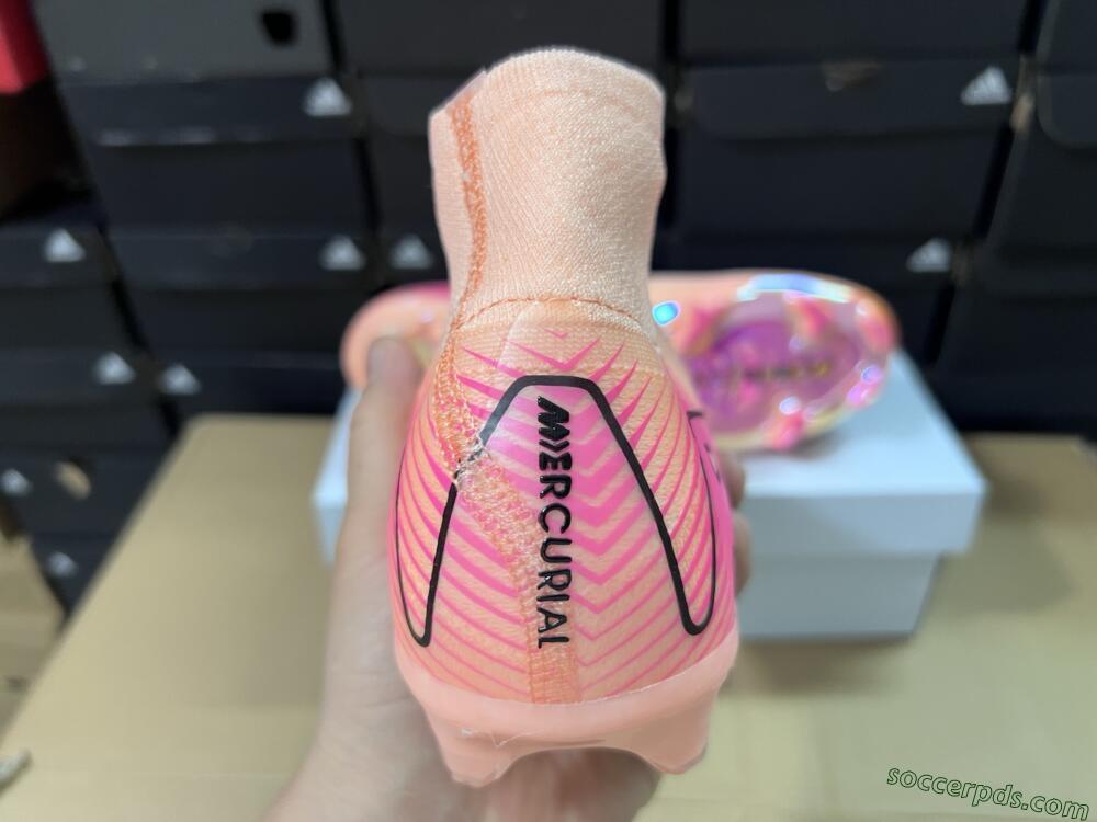 Nike Air Zoom Mercurial Superfly 10 Elite FG High-Tops Football Boots - Pink/Black