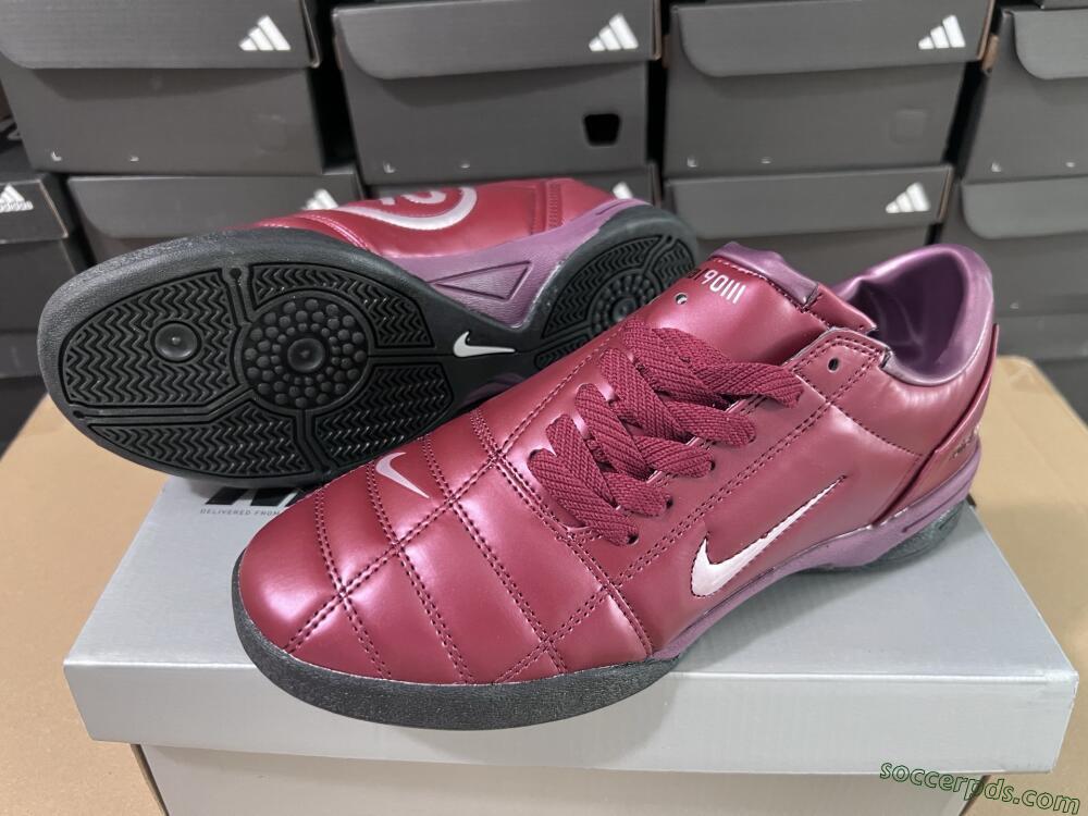 Nike Total 90 II IC Low-Tops Football Shoes - Red/Black/White