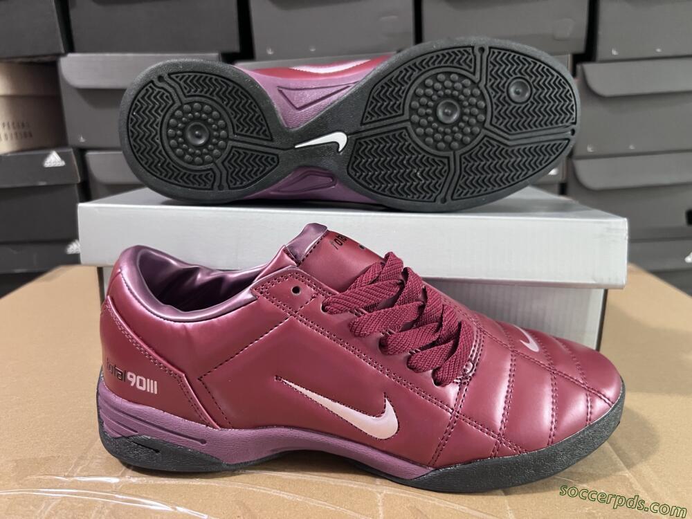 Nike Total 90 II IC Low-Tops Football Shoes - Red/Black/White