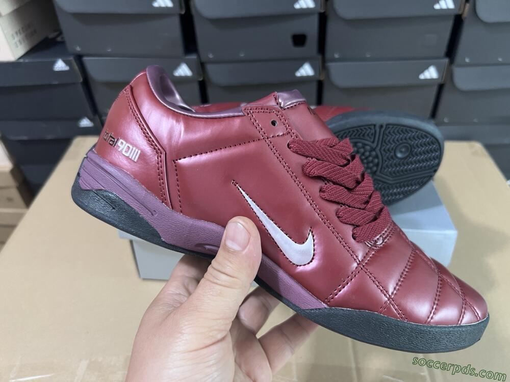 Nike Total 90 II IC Low-Tops Football Shoes - Red/Black/White