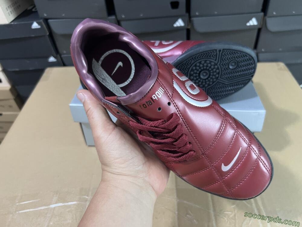 Nike Total 90 II IC Low-Tops Football Shoes - Red/Black/White