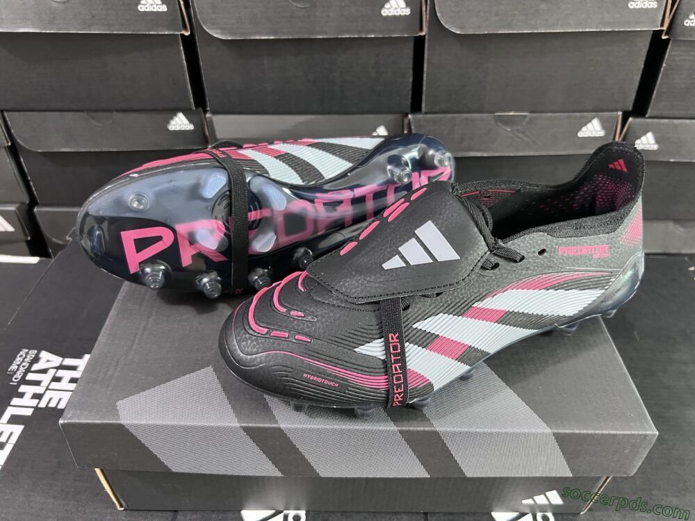 Adidas Predator Elite Foldover Tongue FG Low-Tops Football Boots - Black/White/Red