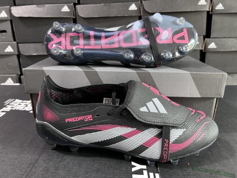 Adidas Predator Elite Foldover Tongue FG Low-Tops Football Boots - Black/White/Red