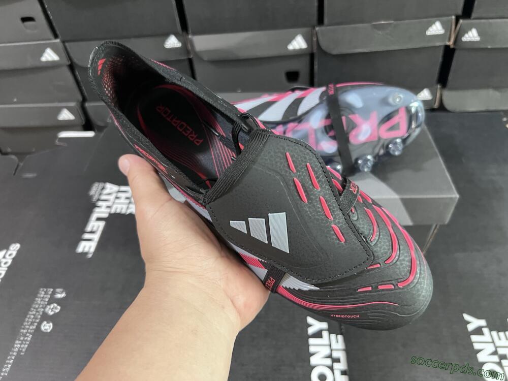 Adidas Predator Elite Foldover Tongue FG Low-Tops Football Boots - Black/White/Red
