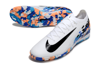 Nike Air Zoom Mercurial Vapor 16 Elite TF Low-Tops Football Shoes - White/Black/Orange