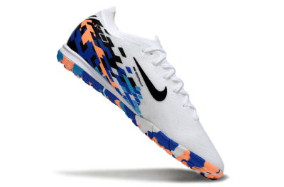 Nike Air Zoom Mercurial Vapor 16 Elite TF Low-Tops Football Shoes - White/Black/Orange