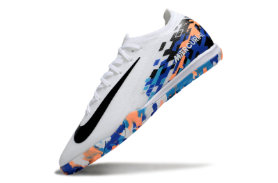Nike Air Zoom Mercurial Vapor 16 Elite TF Low-Tops Football Shoes - White/Black/Orange