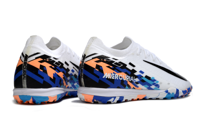 Nike Air Zoom Mercurial Vapor 16 Elite TF Low-Tops Football Shoes - White/Black/Orange