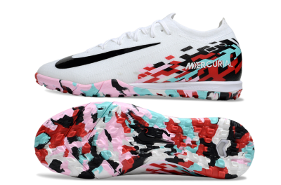 Nike Air Zoom Mercurial Vapor 16 Elite TF Low-Tops Football Shoes - White/Black/Red