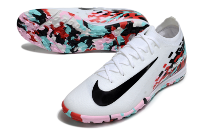 Nike Air Zoom Mercurial Vapor 16 Elite TF Low-Tops Football Shoes - White/Black/Red
