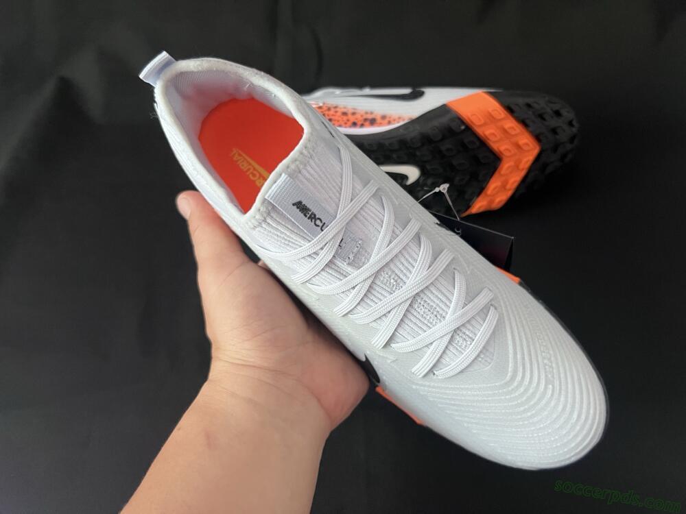 Nike Air Zoom Mercurial Vapor 16 Pro TF Low-Tops Football Shoes - Grey/Black/Leopard