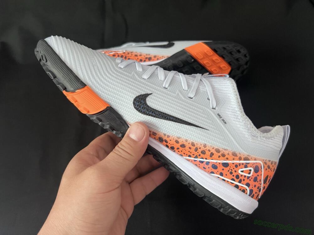 Nike Air Zoom Mercurial Vapor 16 Pro TF Low-Tops Football Shoes - Grey/Black/Leopard