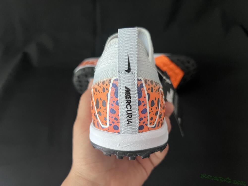 Nike Air Zoom Mercurial Vapor 16 Pro TF Low-Tops Football Shoes - Grey/Black/Leopard