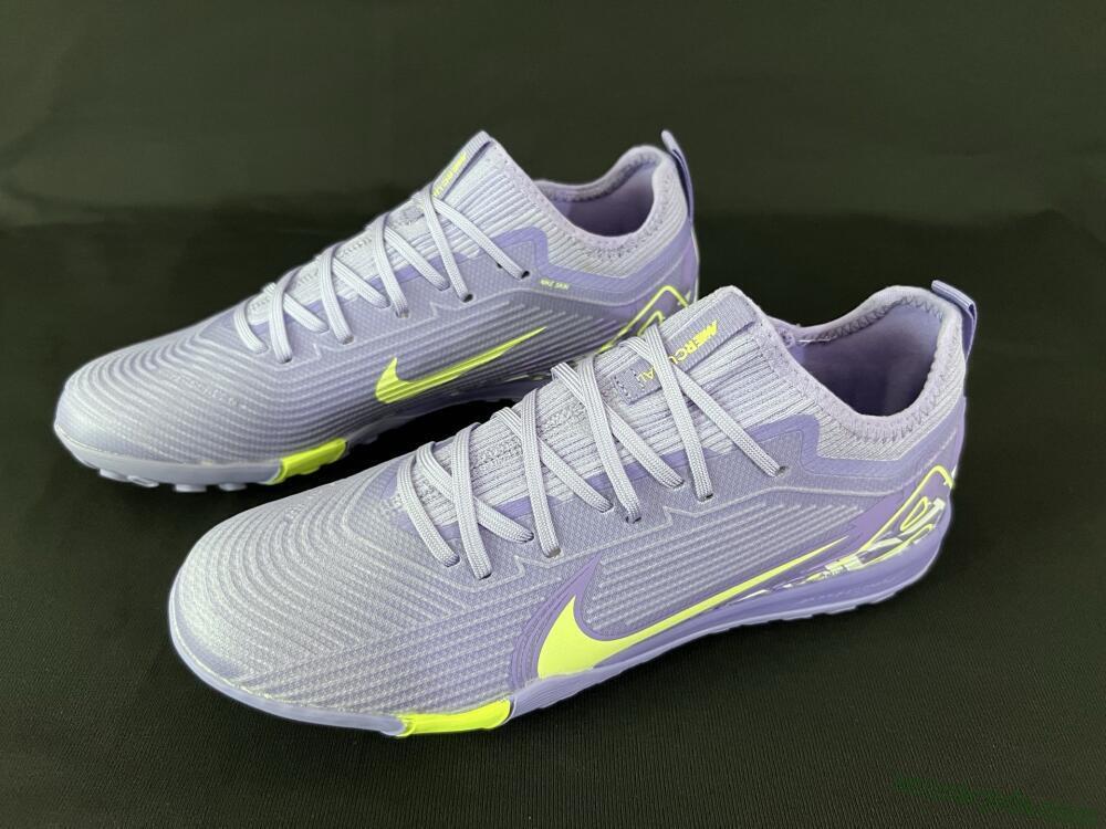 Nike Air Zoom Mercurial Vapor 16 Pro TF Low-Tops Football Shoes - Purple/Yellow/White