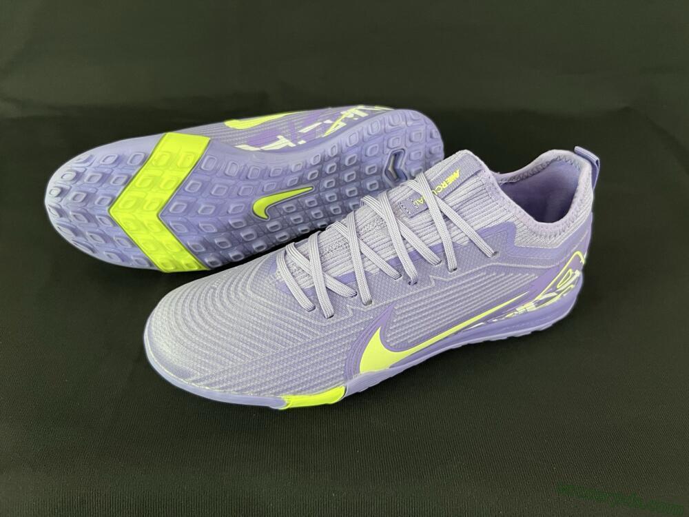 Nike Air Zoom Mercurial Vapor 16 Pro TF Low-Tops Football Shoes - Purple/Yellow/White