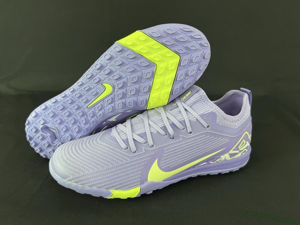 Nike Air Zoom Mercurial Vapor 16 Pro TF Low-Tops Football Shoes - Purple/Yellow/White