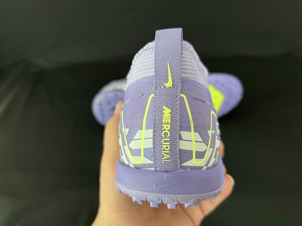 Nike Air Zoom Mercurial Vapor 16 Pro TF Low-Tops Football Shoes - Purple/Yellow/White