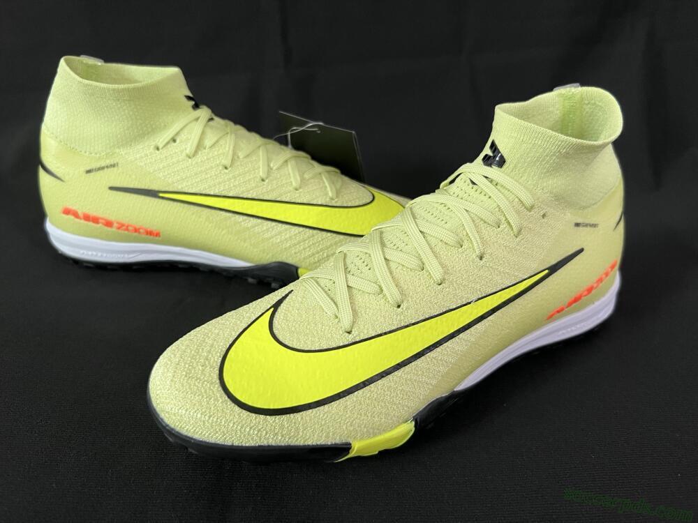 Nike Air Zoom Mercurial Superfly 10 Elite TF High-Tops Football Shoes - Brown/Yellow/Black