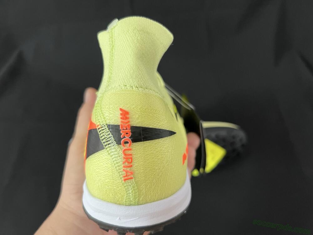 Nike Air Zoom Mercurial Superfly 10 Elite TF High-Tops Football Shoes - Brown/Yellow/Black