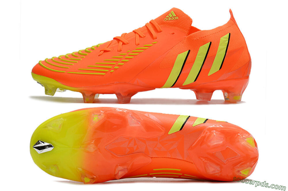Adidas Predator Edge.1 Low FG Low-Tops Football Boots - Orange/Yellow 0